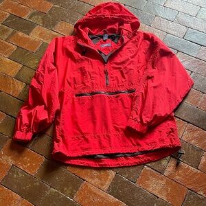 Vantage S/M red pullover hooded jacket lightweight